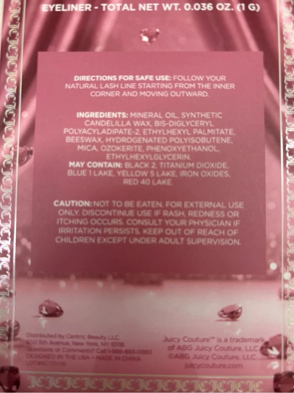Juicy Couture Eyeliner Set